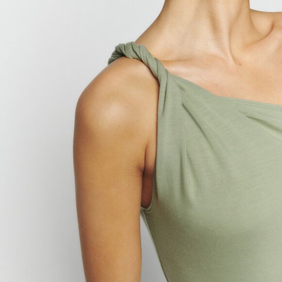 Reformation One Shoulder Knit Top - Picture 2 of 2